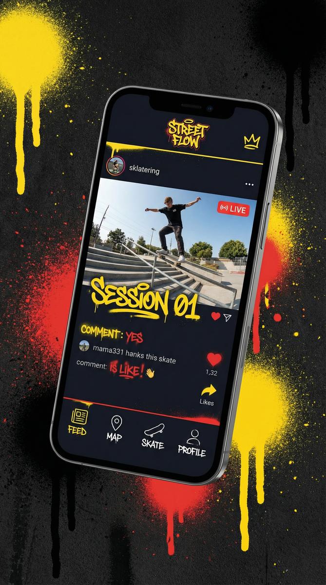 ng体育 APP界面预览 - 街头文化移动应用