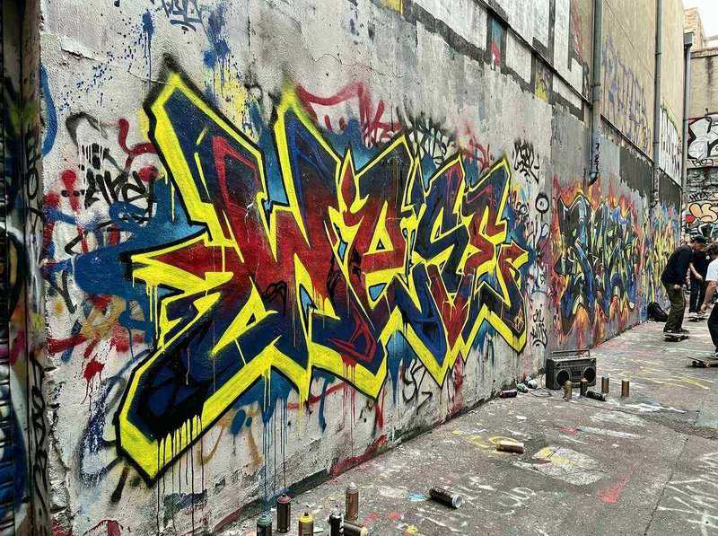 抽象涂鸦字体艺术 - ng体育 社区展示